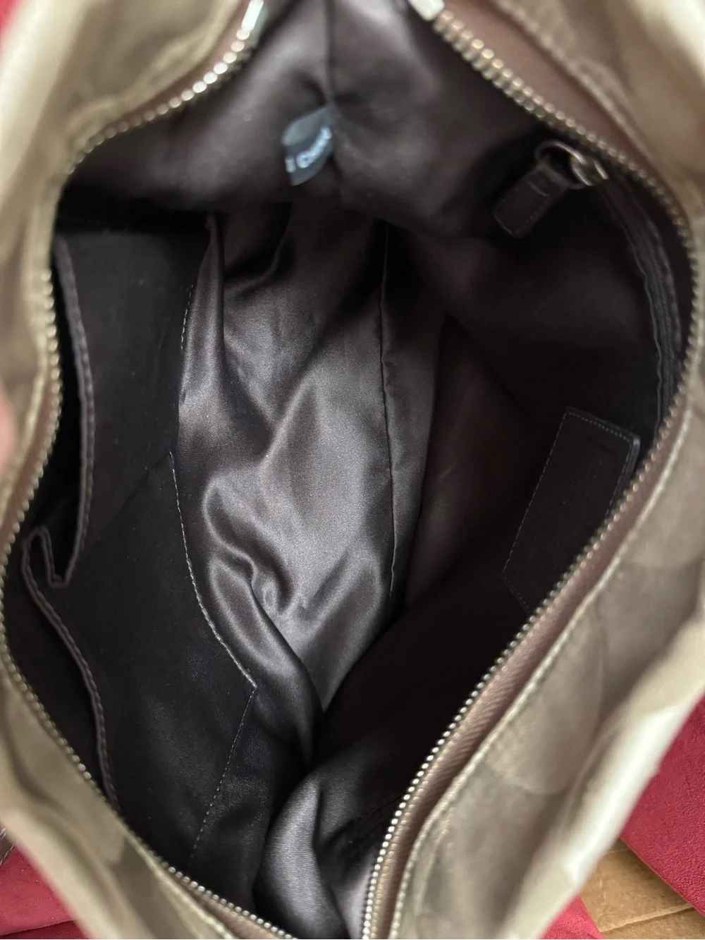 Coach satin signature